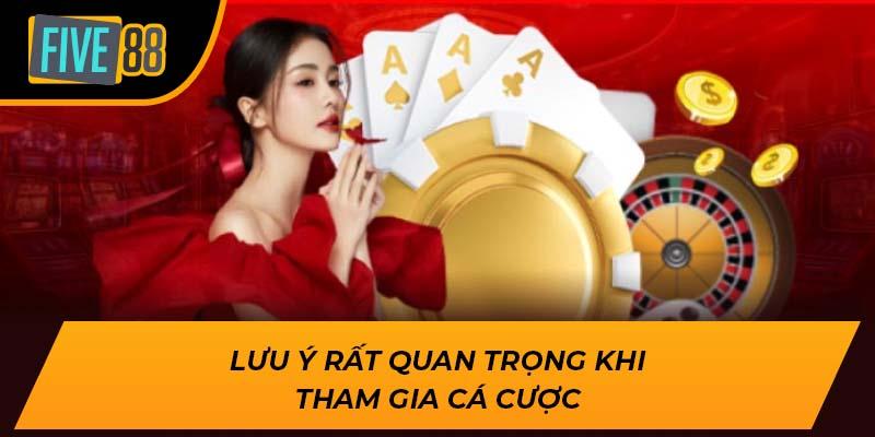 Miễn Trừ Trách Nhiệm FIVE88 – Điều Cần Biết Khi Cá Cược 3 Lưu ý rất quan trọng khi tham gia cá cược